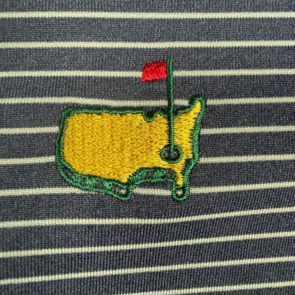 Masters Peter Millar Pullover Men Small Blue Stri… - image 9